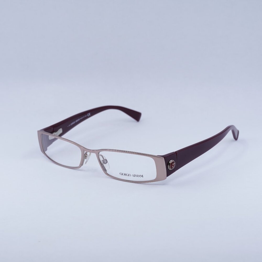 Giorgio Armani GA 641 NVS Eyeglasses Pink/Burgundy Frame - Lowest Price!